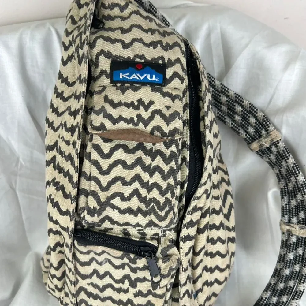 Kavu Original Natural Beats Sling Crossbody Rope Bag